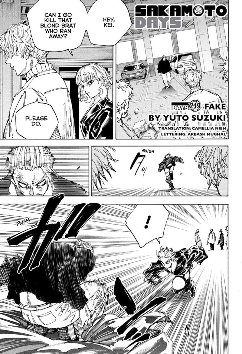 Sakamoto Days Chapter 219